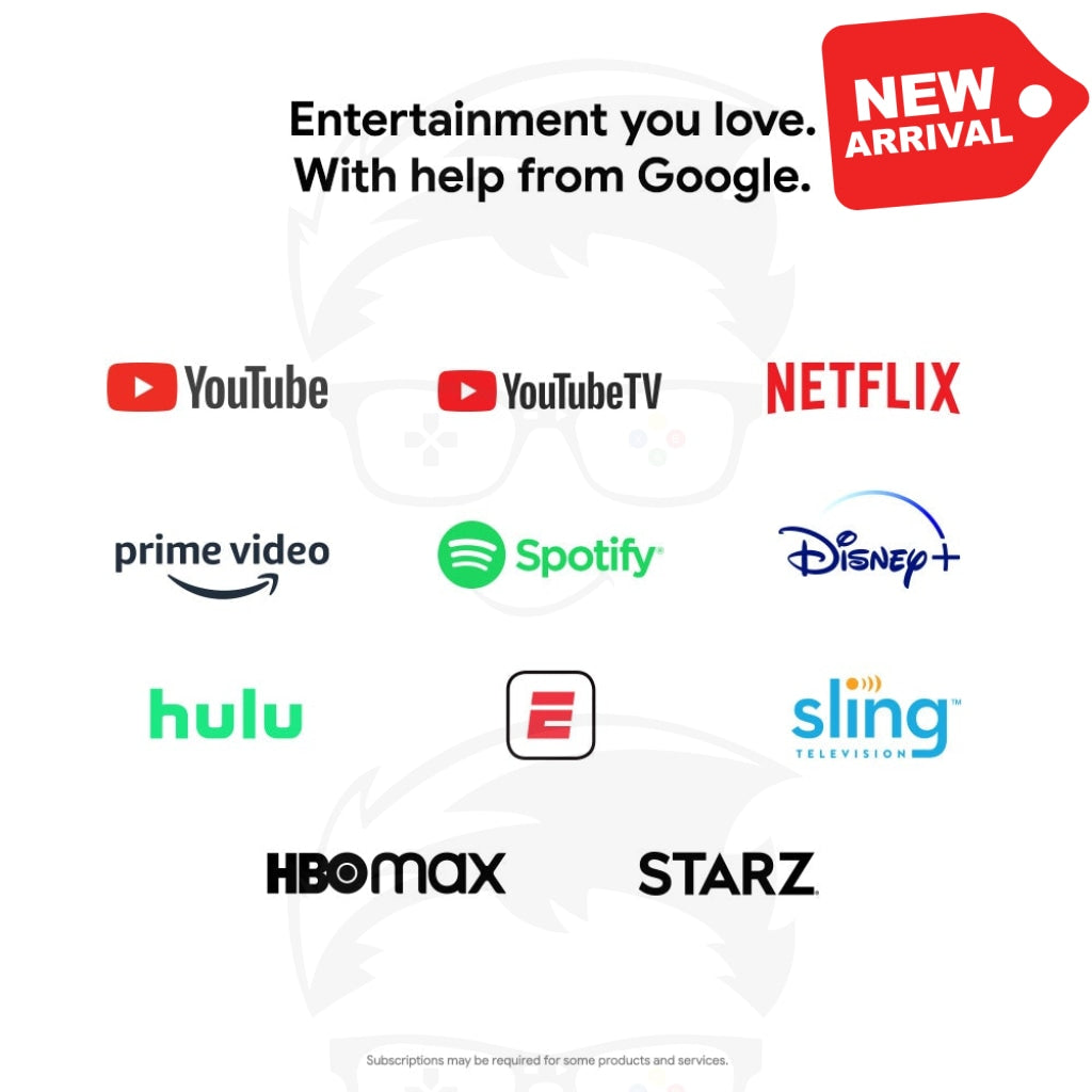 Chromecast with Google TV - Streaming Entertainment in 4K HDR - Snow Chromecast with Google TV - Streaming Entertainment in 4K HDR - Snow